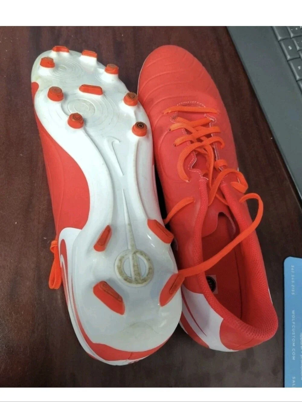 Size 12 DV4344-800 NIKE TIEMPO LEGEND 10 CLUB MULTI-GROUND LOW-TOP SOCCER CLEATS